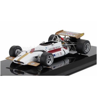 EDICOLA BRM F1 P153 N 1 BELGIUM GP 1970 PEDRO RODRIGUEZ - BLISTER BOX - WHITE GOLD 1/24