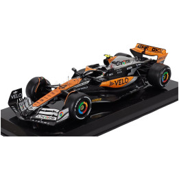 EDICOLA McLAREN F1 MCL38 TEAM MCLAREN N 4 SEASON 2024 LANDO NORRIS - ORANGE BLACK 1/24