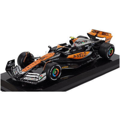 EDICOLA McLAREN F1 MCL38 TEAM MCLAREN N 4 SEASON 2024 LANDO NORRIS - ORANGE BLACK 1/24