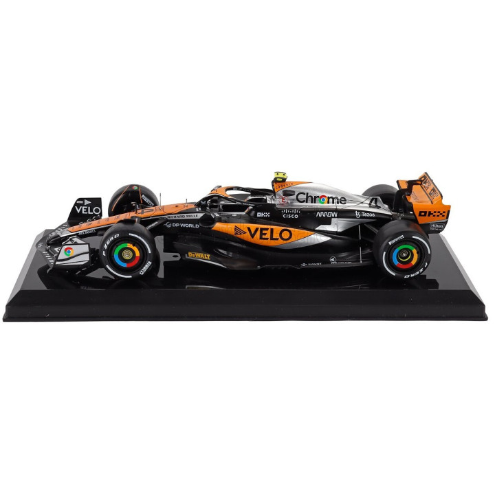 EDICOLA McLAREN F1 MCL38 TEAM MCLAREN N 4 SEASON 2024 LANDO NORRIS - ORANGE BLACK 1/24