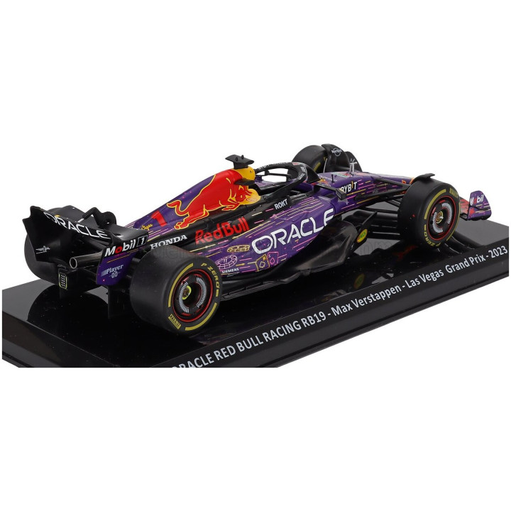EDICOLA RED BULL F1 RB19 TEAM ORACLE RED BULL RACING N 1 WORLD CHAMPION WINNER LAS VEGAS USA GP 2023 MAX VERSTAPPEN - PURPLE