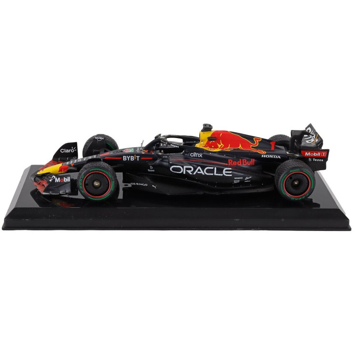EDICOLA RED BULL F1 RB20 TEAM ORACLE RED BULL RACING N 1 WORLD CHAMPION SEASON 2024 MAX VERSTAPPEN - BLUE YELLOW RED 1/24
