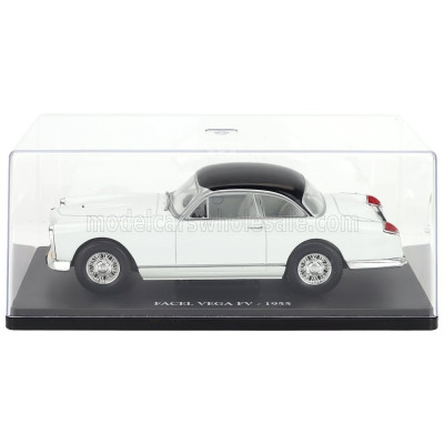 EDICOLA FACEL VEGA FV 1955 - CON VETRINA - WITH SHOWCASE - WHITE BLACK 1/24