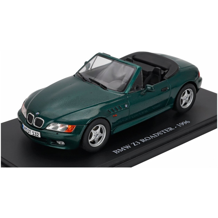 EDICOLA BMW Z3 ROADSTER CABRIOLET 1996 - CON VETRINA - WITH SHOWCASE - GREEN 1/24
