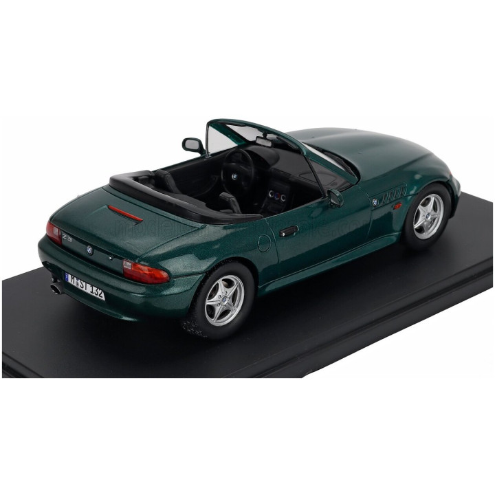 EDICOLA BMW Z3 ROADSTER CABRIOLET 1996 - CON VETRINA - WITH SHOWCASE - GREEN 1/24