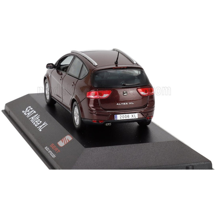 EDICOLA SEAT ALTEA XL 2010 - BORDEAUX MET 1/43