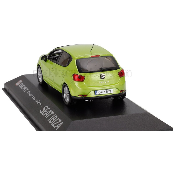 EDICOLA SEAT NEW IBIZA 5-DOOR 2008 - AMARILLA GREEN MET 1/43
