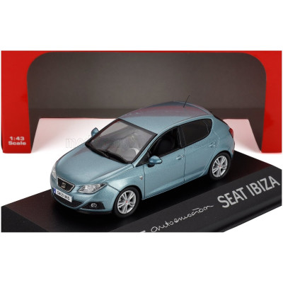 EDICOLA SEAT NEW IBIZA 5-DOOR 2008 - LIGHT BLUE MET 1/43
