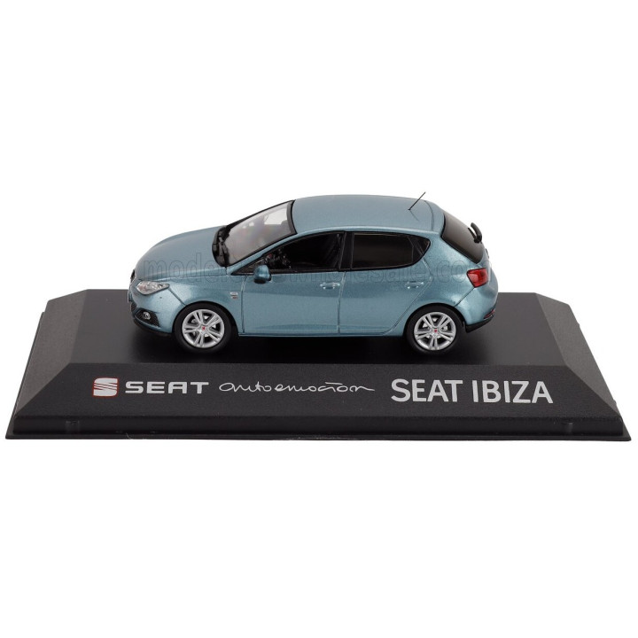 EDICOLA SEAT NEW IBIZA 5-DOOR 2008 - LIGHT BLUE MET 1/43