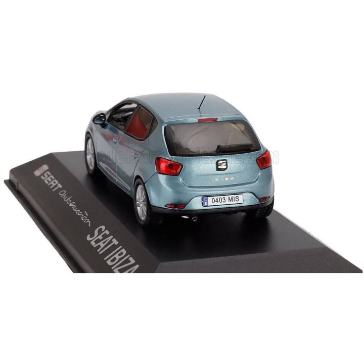 EDICOLA SEAT NEW IBIZA 5-DOOR 2008 - LIGHT BLUE MET 1/43