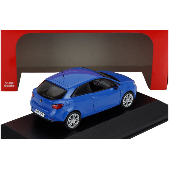 EDICOLA SEAT NEW IBIZA SPORT COUPE 3-DOOR 2009 - GALLIA BLUE 1/43