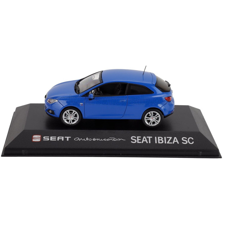 EDICOLA SEAT NEW IBIZA SPORT COUPE 3-DOOR 2009 - GALLIA BLUE 1/43