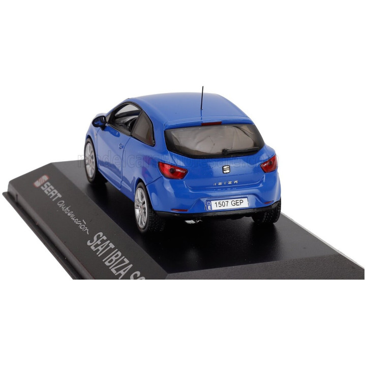 EDICOLA SEAT NEW IBIZA SPORT COUPE 3-DOOR 2009 - GALLIA BLUE 1/43