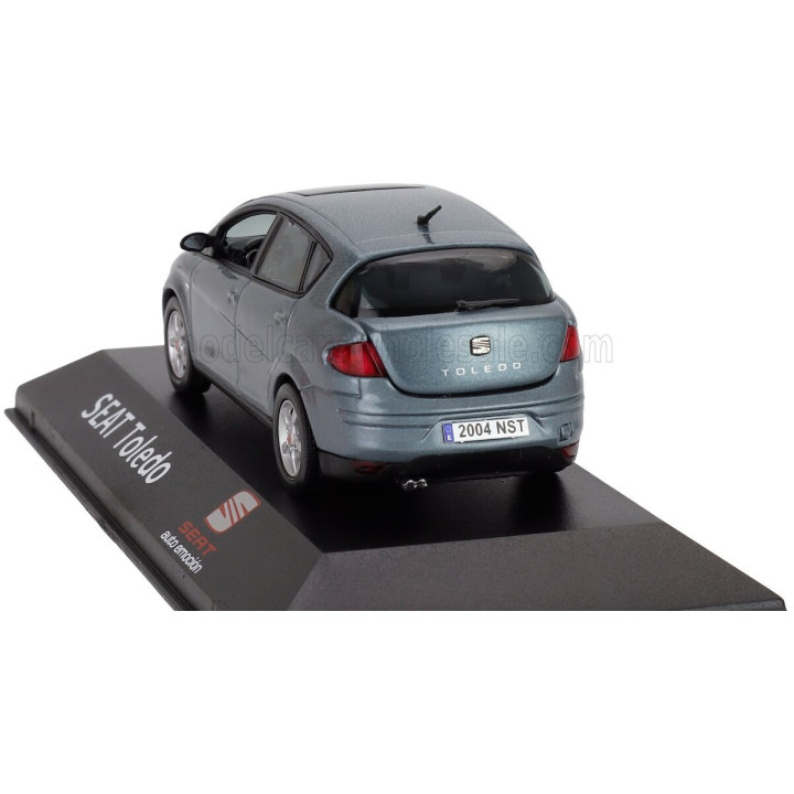 EDICOLA SEAT TOLEDO 2004 - BLUE GREY MET 1/43