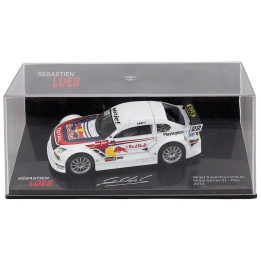 EDICOLA CITROEN MITJET N 22 2L SERIES SUPERTOURISME PAU 2013 SEBASTIEN LOEB - CON VETRINA - WITH SHOWCASE - WHITE 1/43
