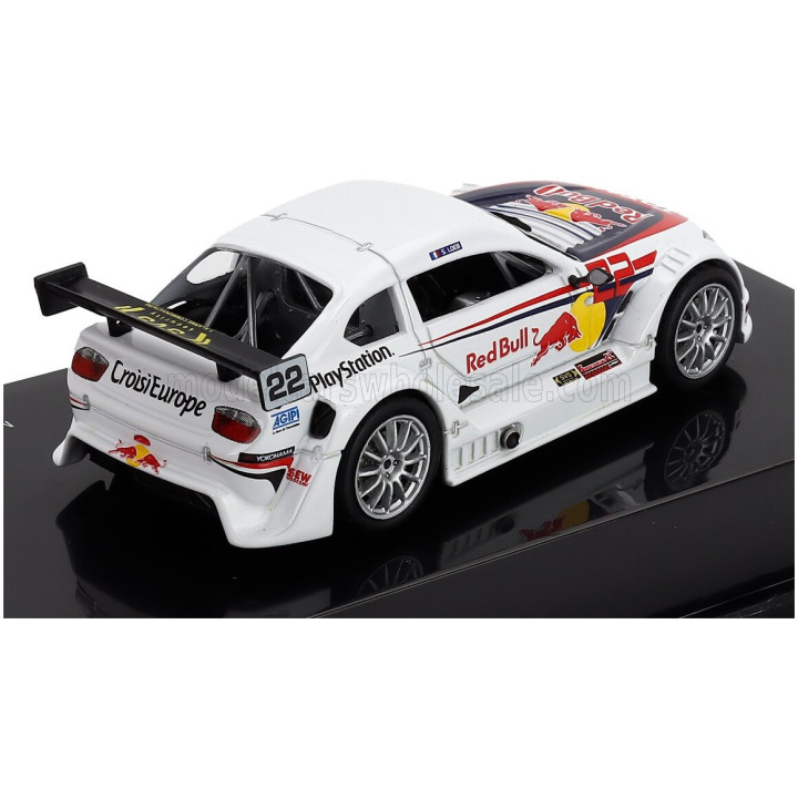 EDICOLA CITROEN MITJET N 22 2L SERIES SUPERTOURISME PAU 2013 SEBASTIEN LOEB - CON VETRINA - WITH SHOWCASE - WHITE 1/43