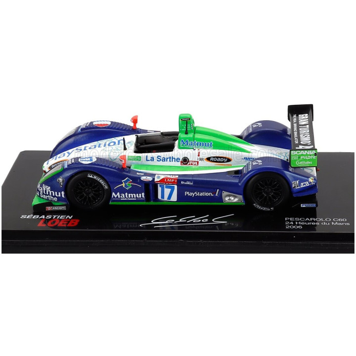 EDICOLA PESCAROLO C60 JUDD 5.0L V10 TEAM PESCAROLO SPORT N 17 2nd 24h LE MANS 2006 SEBASTIEN LOEB - FRANCK MONTAGNY - ERIC