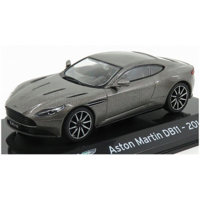 EDICOLA ASTON MARTIN DB11 2016 - CON VETRINA - WITH SHOWCASE - GREY MET 1/43