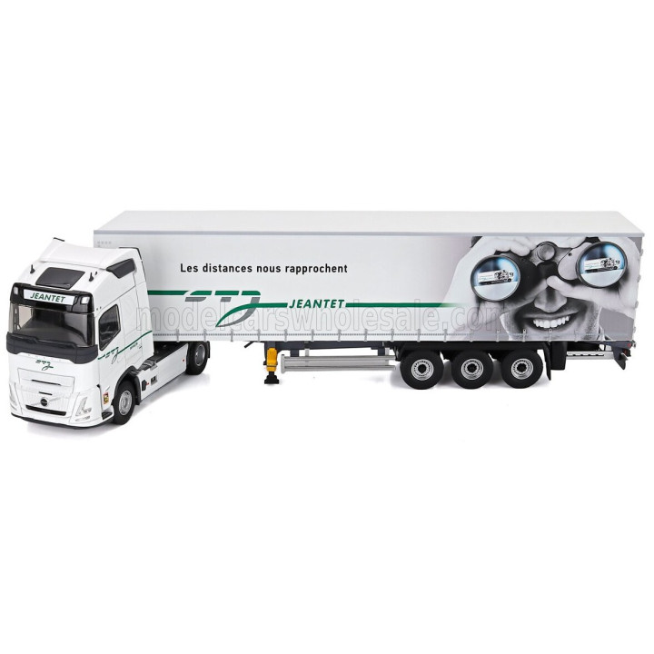 ELIGOR VOLVO FH AERO 540 TRUCK TELONATO JEANTET TRANSPORTS 2024 - WHITE 1/43