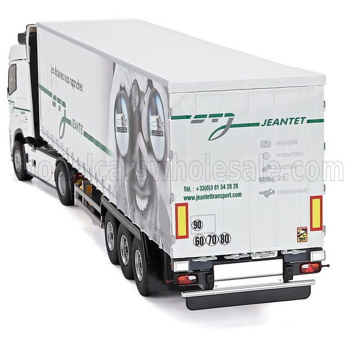 ELIGOR VOLVO FH AERO 540 TRUCK TELONATO JEANTET TRANSPORTS 2024 - WHITE 1/43