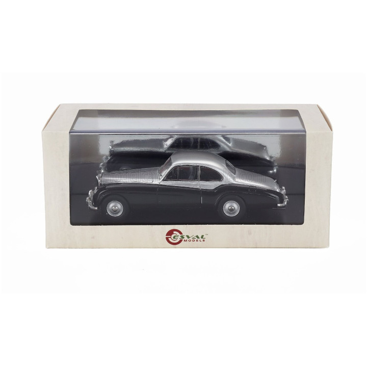 ESVAL MODEL BENTLEY R-TYPE COUPE CARROZZERIA ABBOTT 1952 - SILVER BLACK 1/43