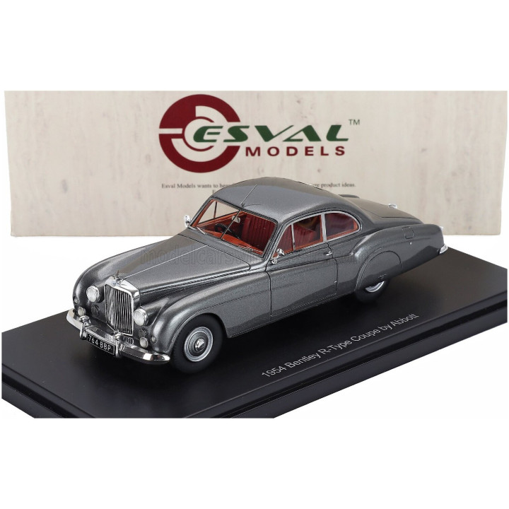 ESVAL MODEL BENTLEY R-TYPE COUPE CARROZZERIA ABBOTT 1952 - GREY 1/43