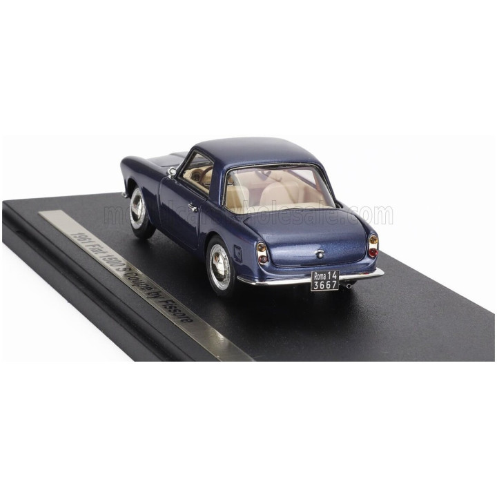 ESVAL MODEL FIAT 1500 S COUPE BY FISSORE 1961 - BLUE 1/43