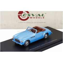 ESVAL MODEL CISITALIA 202 SC STABILIMENTI FARINA CABRIOLET CLOSED 1949 - LIGHT BLUE 1/43