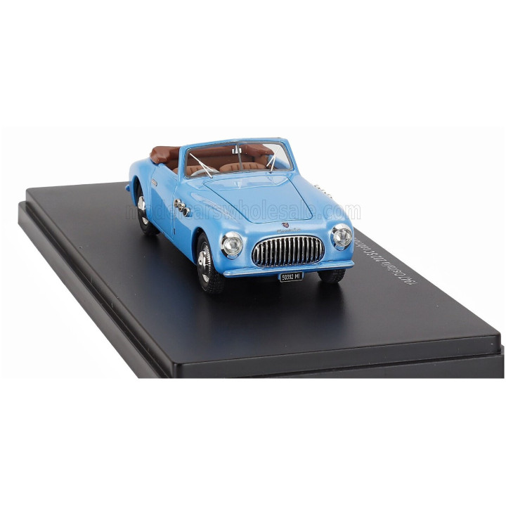 ESVAL MODEL CISITALIA 202 SC STABILIMENTI FARINA CABRIOLET CLOSED 1949 - LIGHT BLUE 1/43