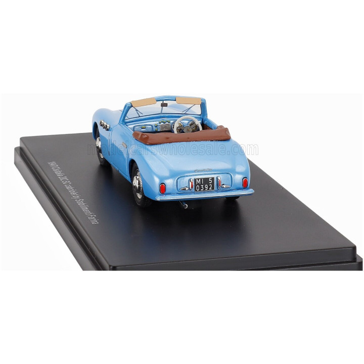 ESVAL MODEL CISITALIA 202 SC STABILIMENTI FARINA CABRIOLET CLOSED 1949 - LIGHT BLUE 1/43
