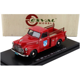 ESVAL MODEL GMC 100 PICK-UP 5 WINDOW 1953 - RED BLACK 1/43