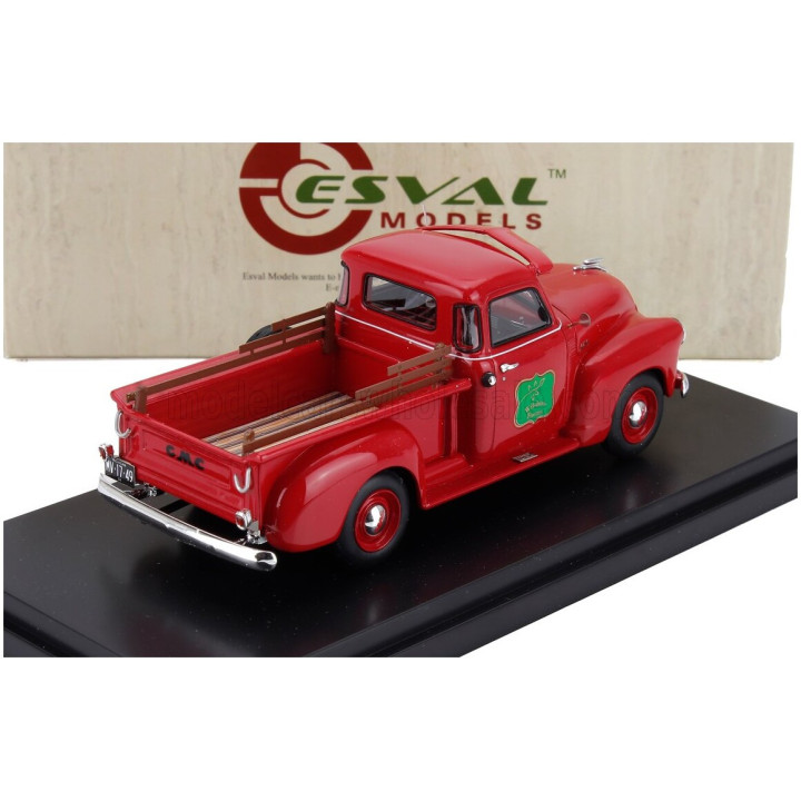 ESVAL MODEL GMC 100 PICK-UP 5 WINDOW 1953 - RED 1/43
