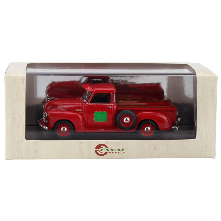 ESVAL MODEL GMC 100 PICK-UP 5 WINDOW 1953 - RED 1/43