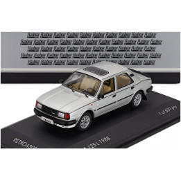 FOXTOYS ŠKODA 125L 1988 - SILVER 1/43