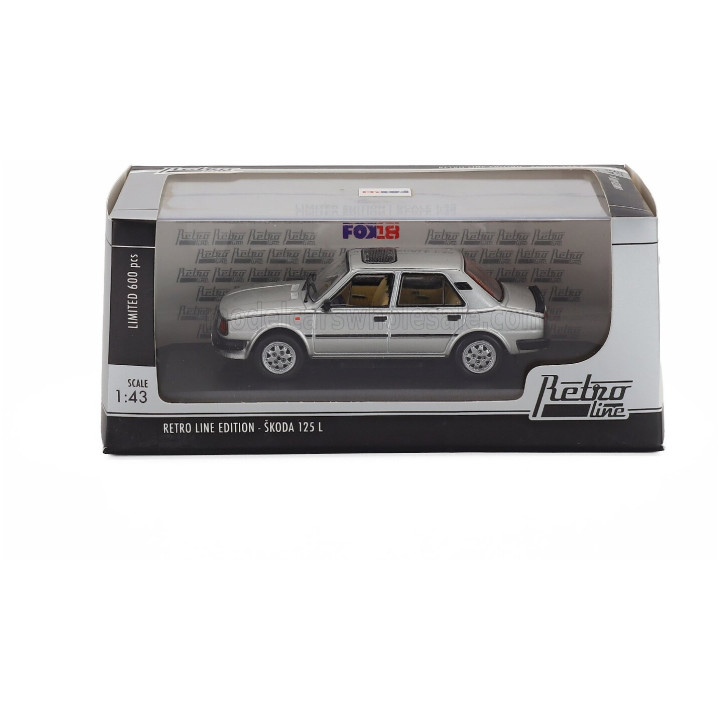 FOXTOYS ŠKODA 125L 1988 - SILVER 1/43