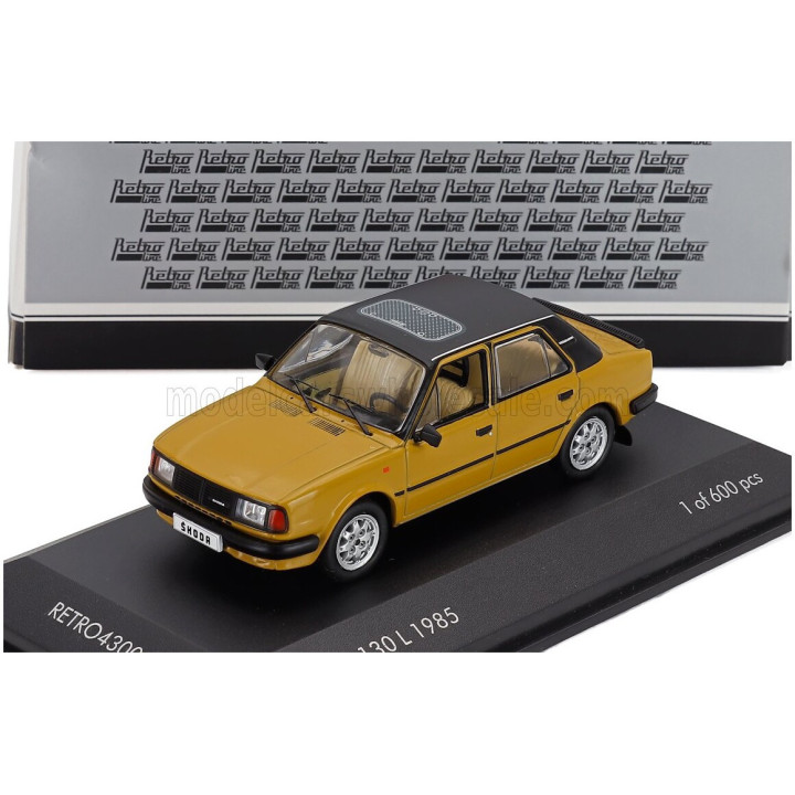 FOXTOYS ŠKODA 130L 1985 - GOLD 1/43