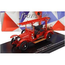 FRANSTYLE PEUGEOT 153 TRUCK SCALA SAPEURS POMPIERS DU NORD 1915 - RED 1/43