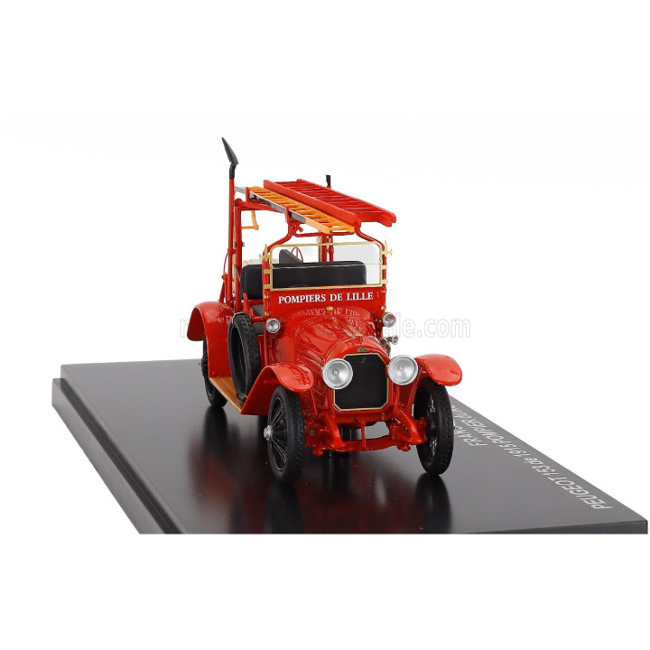 FRANSTYLE PEUGEOT 153 TRUCK SCALA SAPEURS POMPIERS DU NORD 1915 - RED 1/43
