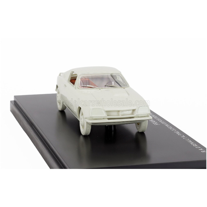 FRANSTYLE RENAULT ALPINE GORDINI R.A.G. EXPOSITION PUB RENAULT 1972 - WHITE 1/43