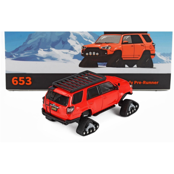 GCD MODELS TOYOTA 4RUNNER WIDEBODY PRE-RUNNER 2018 - ORANGE 1/64