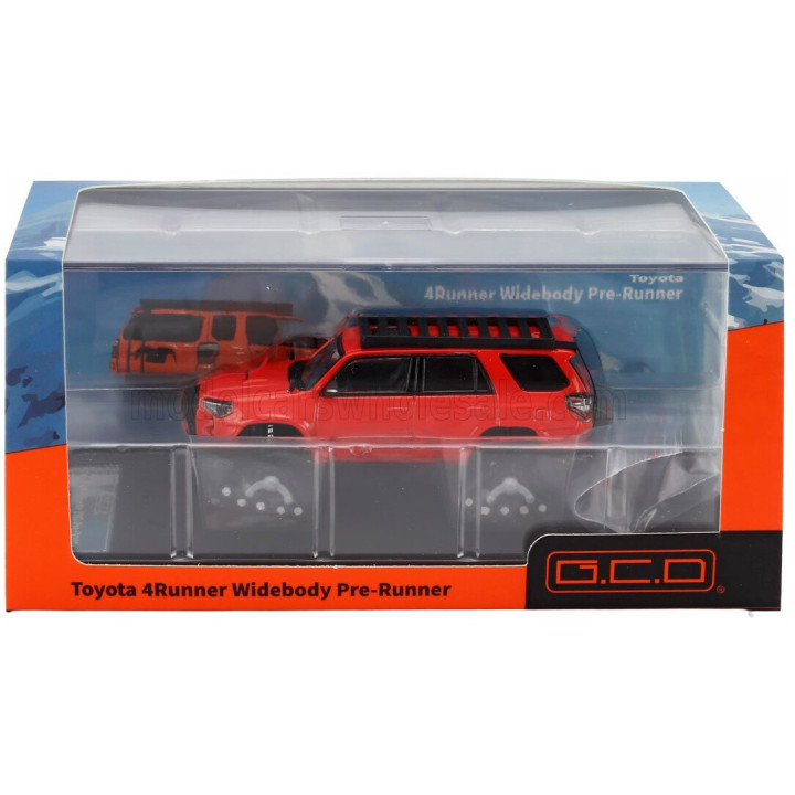 GCD MODELS TOYOTA 4RUNNER WIDEBODY PRE-RUNNER 2018 - ORANGE 1/64