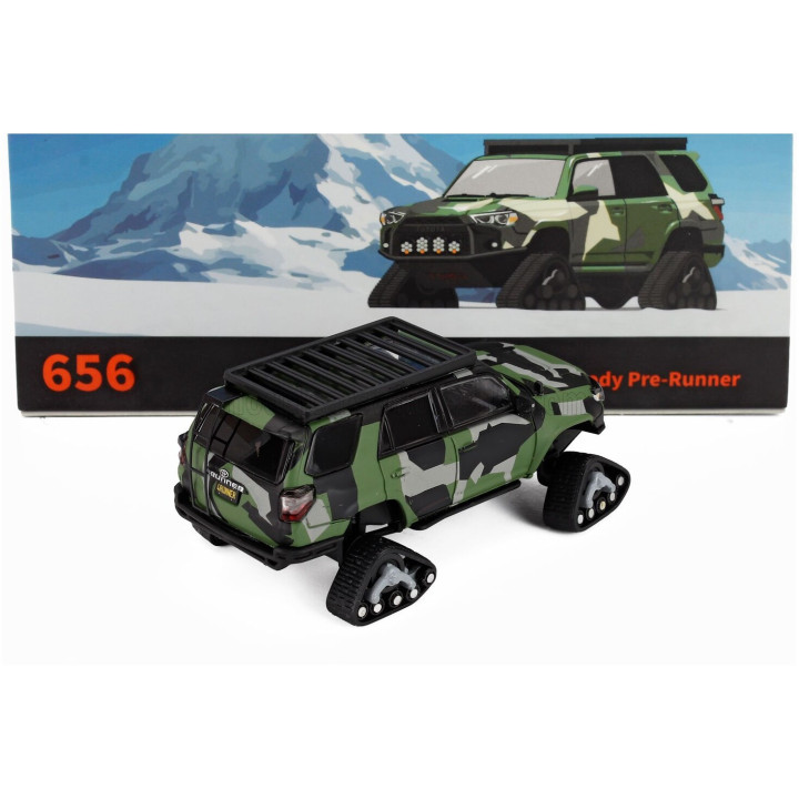 GCD MODELS TOYOTA 4RUNNER WIDEBODY PRE-RUNNER 2018 - CAMOUFLAGE 1/64
