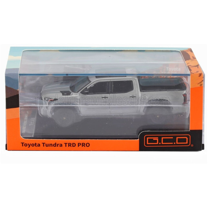 GCD MODELS TOYOTA TUNDRA TRD PRO PICK-UP 2023 - GREY 1/64