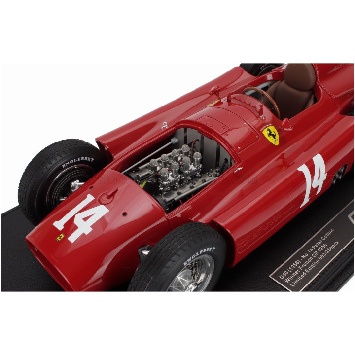 GP REPLICAS FERRARI F1 D50 N 14 WINNER FRANCE GP 1956 PETER COLLINS - RED 1/12