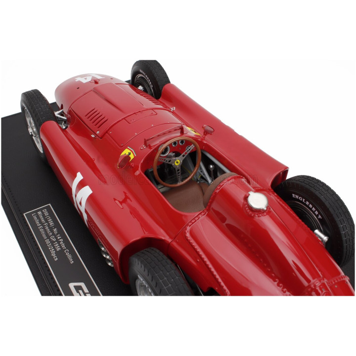 GP REPLICAS FERRARI F1 D50 N 14 WINNER FRANCE GP 1956 PETER COLLINS - RED 1/12