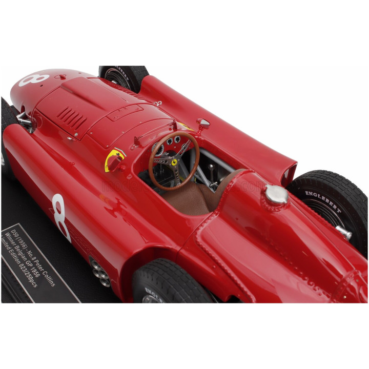 GP REPLICAS FERRARI F1 D50 N 8 WINNER BELGIUM GP 1956 PETER COLLINS - RED 1/12