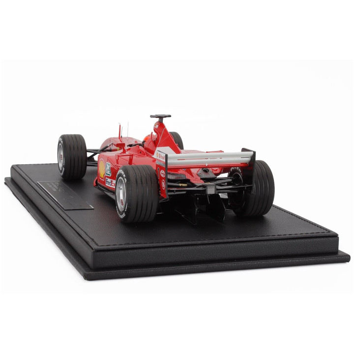 GP REPLICAS FERRARI F1 F2001 N 1 WORLD CHAMPION WINNER BELGIUM SPA GP (with pilot driver) 2001 MICHAEL SCHUMACHER - RED WHITE