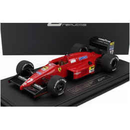 GP REPLICAS FERRARI F1 87 N 27 2nd AUSTRALIAN GP 1987 MICHELE ALBORETO - RED BLACK 1/18