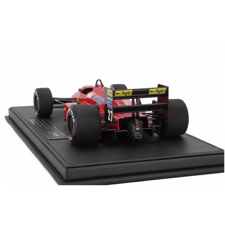 GP REPLICAS FERRARI F1 87 N 27 2nd AUSTRALIAN GP 1987 MICHELE ALBORETO - RED BLACK 1/18