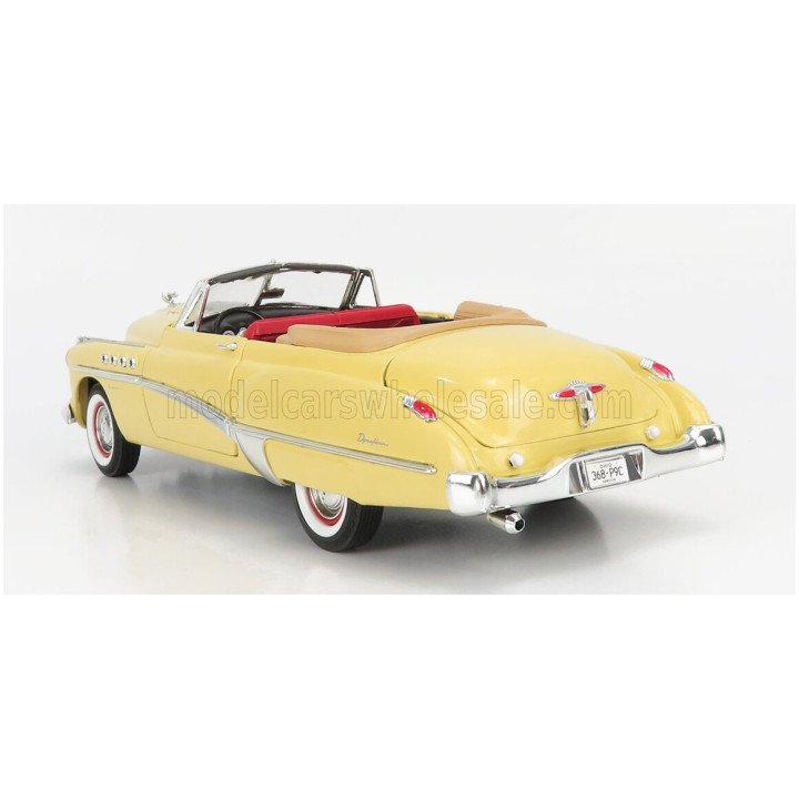 GREENLIGHT BUICK ROADMASTER CABRIOLET OPEN 1949 - CHARLIE BABBITT RAIN MAN - CREAM 1/18